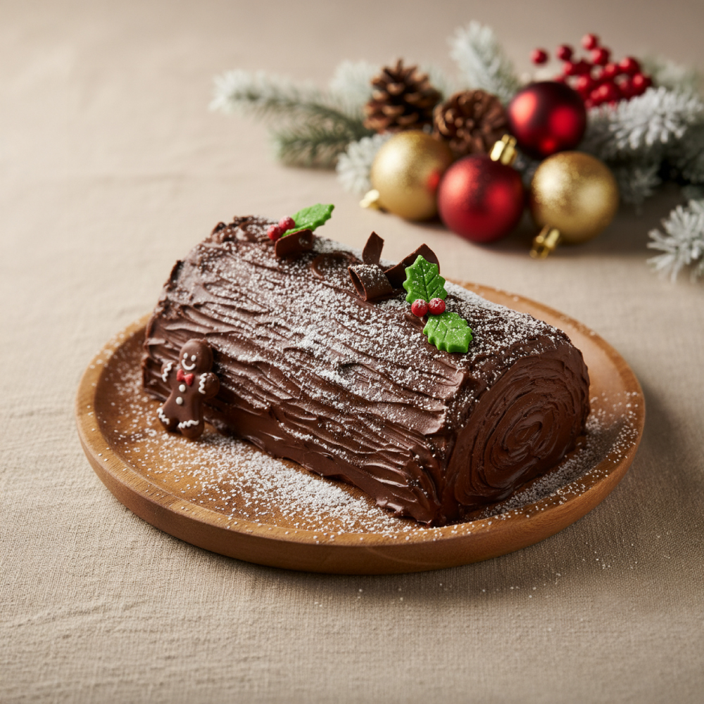 Classic-Chocolate-Garnish-Yule-Log
