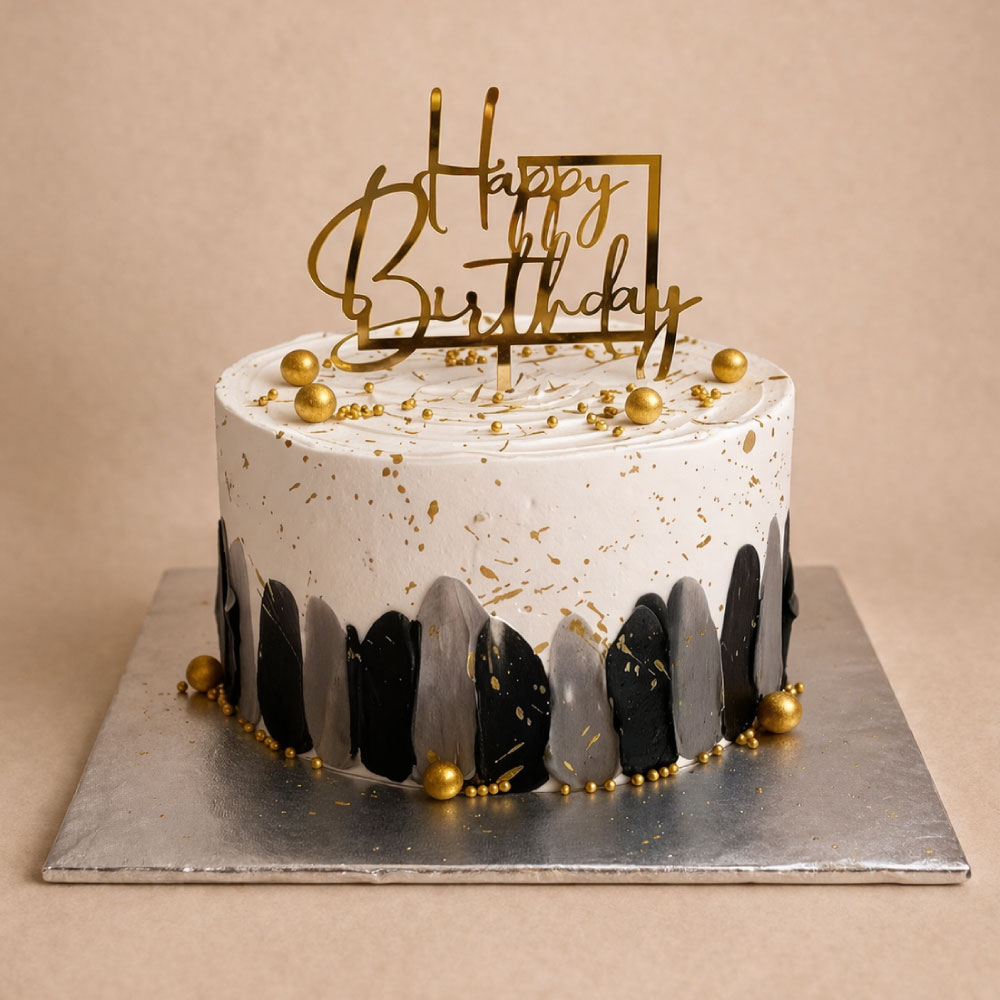 black-and-white-birthday-cake-dubai