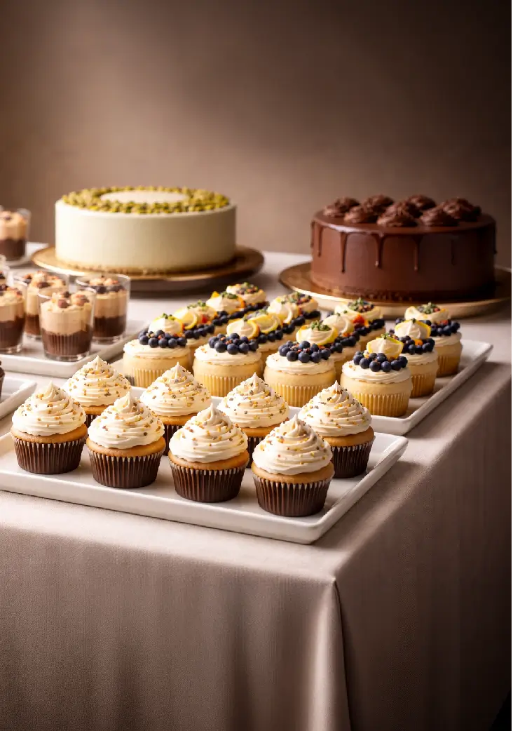 multiple corporate cakes in Dubai with clean design and uniform presentation for bulk orders